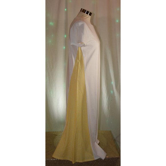 Oliver Bonas Yellow/ White Dress size 12 - Picture 2 of 14